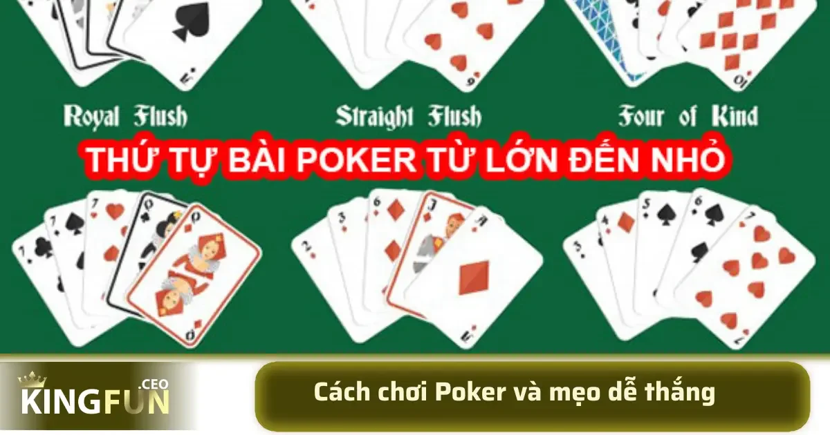 Cách chơi Poker – Hướng dẫn Texas Hold’em chi tiết 1 Ngoài ra, Poker còn có sức hút từ yếu tố may mắn, sự kịch tính trong từng vòng cược, và khả năng thắng lớn trong thời gian ngắn.