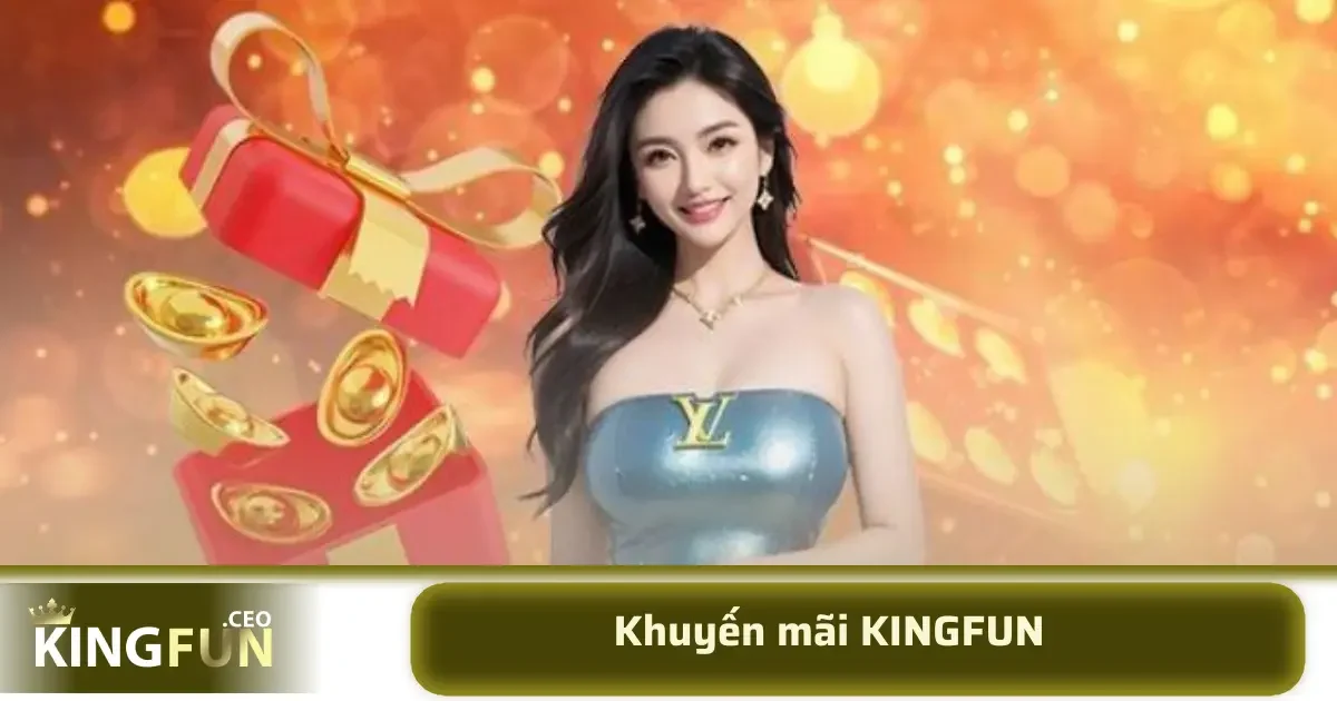 Khuyến mãi KINGFUN 2 Thông thường, các nhà cung cấp dịch vụ game uy tín sẽ cung cấp từ khoản tiền thưởng phù hợp đến mức thưởng gấp đôi, gấp ba lần số tiền người chơi nạp vào lúc đăng ký.