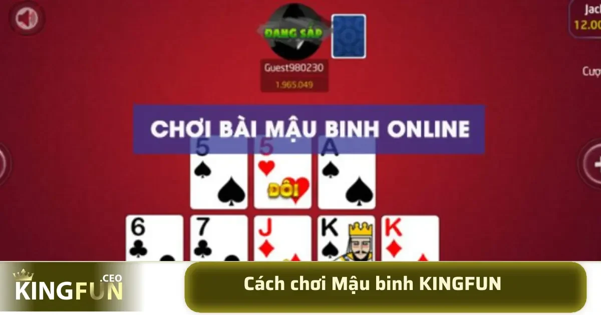 Cách Chơi Mậu Binh – Luật Sắp Bài Và Tính Chi Tiết 3 Ví dụ, bạn có các quân bài như: 4, 5, 6, 7, 8, 9, 10, J, Q, K, A. Nếu muốn xây dựng một sảnh liên tiếp chuẩn, bạn có thể xếp chúng thành các chi phù hợp để nâng cao khả năng thắng.