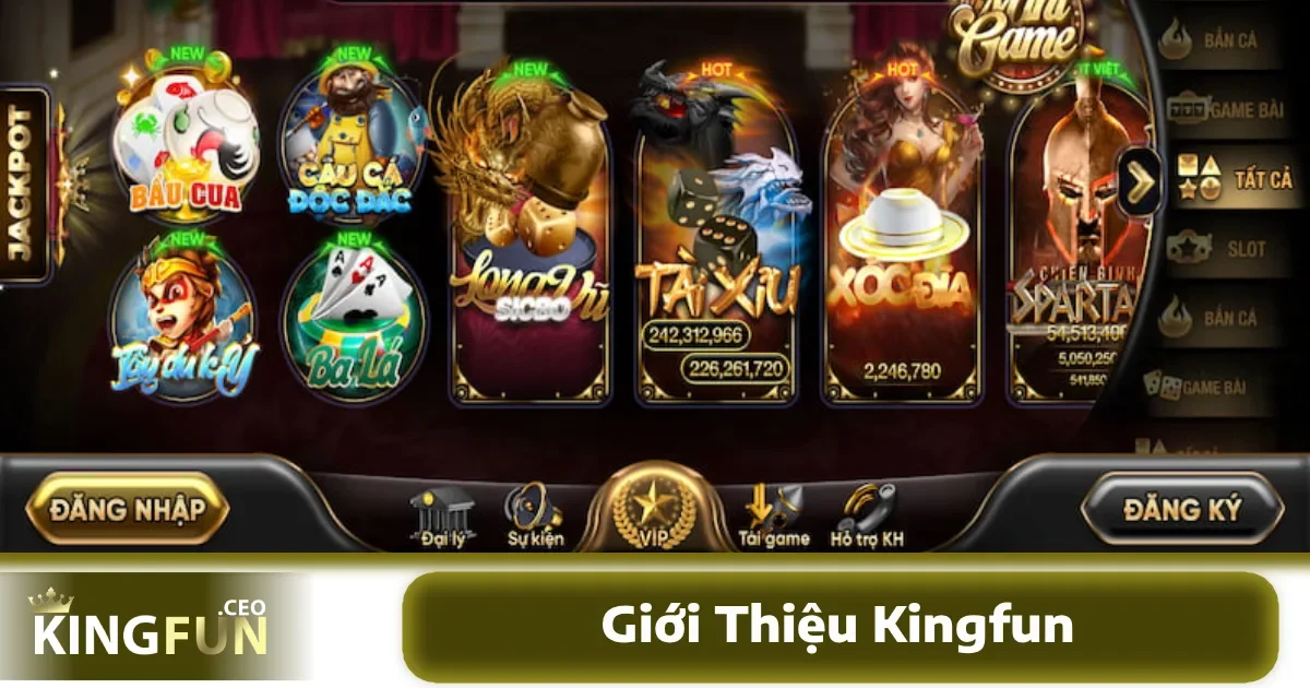 Giới Thiệu Kingfun 1 Giới thiệu KINGFUN là một thông tin cần thiết để hiểu rõ hơn về một trong những cổng game đổi thưởng hàng đầu tại Việt Nam